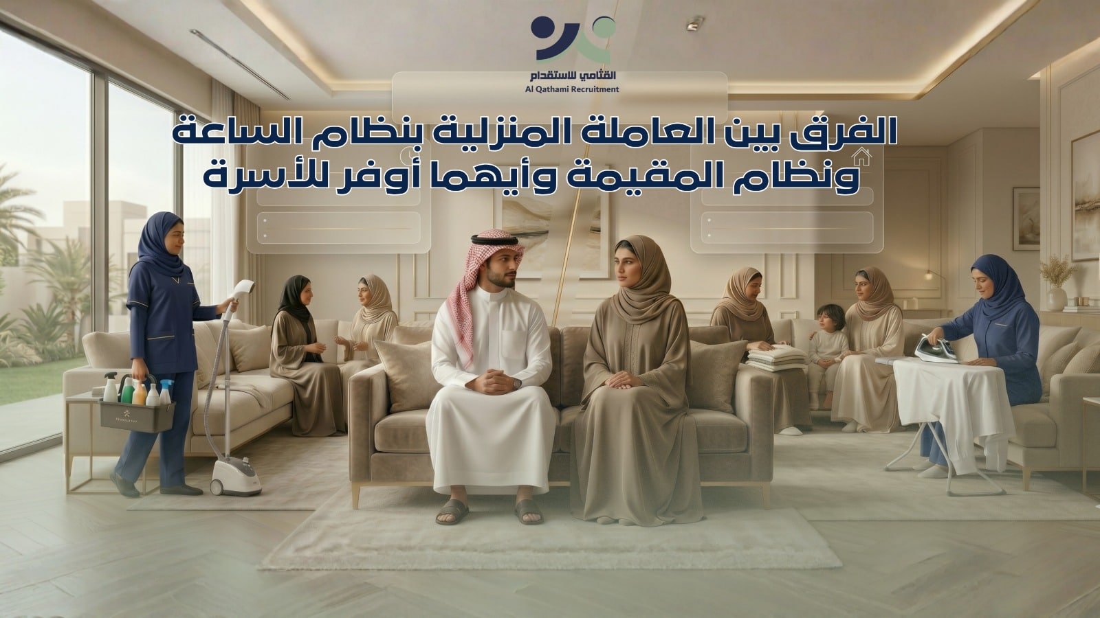العاملة المنزلية بنظام الساعة