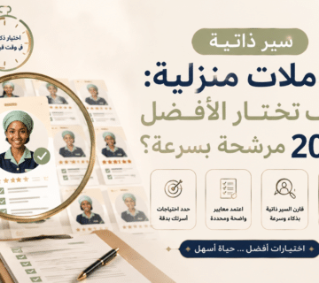 سير ذاتية عاملات منزلية